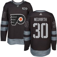 Adidas Philadelphia Flyers #30 Michal Neuvirth Black 1917-2017 100th Anniversary Stitched NHL Jersey