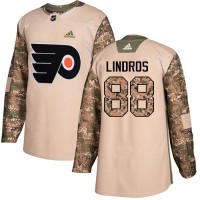 Adidas Philadelphia Flyers #88 Eric Lindros Camo Authentic 2017 Veterans Day Stitched NHL Jersey