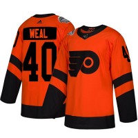 Adidas Philadelphia Flyers #40 Jordan Weal Orange Authentic 2019 Stadium Series Stitched NHL Jersey