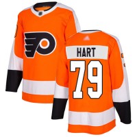 Adidas Philadelphia Flyers #79 Carter Hart Orange Home Authentic Stitched NHL Jersey