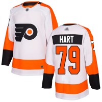 Adidas Philadelphia Flyers #79 Carter Hart White Road Authentic Stitched NHL Jersey