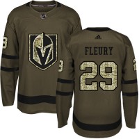 Adidas Vegas Golden Knights #29 Marc-Andre Fleury Green Salute to Service Stitched NHL Jersey