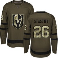 Adidas Vegas Golden Knights #26 Paul Stastny Green Salute to Service Stitched NHL Jersey