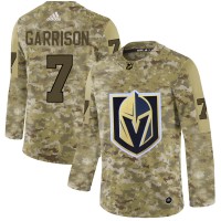 Adidas Vegas Golden Knights #7 Jason Garrison Camo Authentic Stitched NHL Jersey
