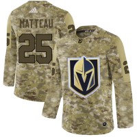 Adidas Vegas Golden Knights #25 Stefan Matteau Camo Authentic Stitched NHL Jersey
