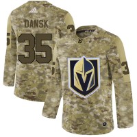 Adidas Vegas Golden Knights #35 Oscar Dansk Camo Authentic Stitched NHL Jersey