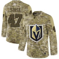Adidas Vegas Golden Knights #47 Luca Sbisa Camo Authentic Stitched NHL Jersey