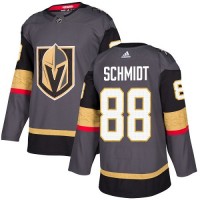 Adidas Vegas Golden Knights #88 Nate Schmidt Grey Home Authentic Stitched NHL Jersey