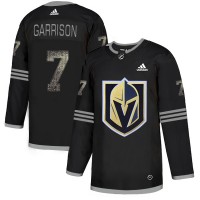 Adidas Vegas Golden Knights #7 Jason Garrison Black Authentic Classic Stitched NHL Jersey