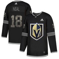 Adidas Vegas Golden Knights #18 James Neal Black Authentic Classic Stitched NHL Jersey