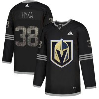 Adidas Vegas Golden Knights #38 Tomas Hyka Black Authentic Classic Stitched NHL Jersey