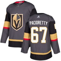 Adidas Vegas Golden Knights #67 Max Pacioretty Grey Home Authentic Stitched NHL Jersey