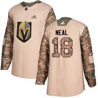 Adidas Vegas Golden Knights #18 James Neal Camo Authentic 2017 Veterans Day Stitched NHL Jersey