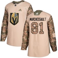 Adidas Vegas Golden Knights #81 Jonathan Marchessault Camo Authentic 2017 Veterans Day Stitched NHL Jersey