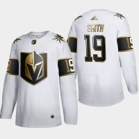 Vegas Vegas Golden Knights #19 Reilly Smith Men's Adidas White Golden Edition Limited Stitched NHL Jersey