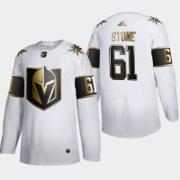 Vegas Vegas Golden Knights #61 Mark Stone Men's Adidas White Golden Edition Limited Stitched NHL Jersey