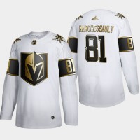 Vegas Vegas Golden Knights #81 Jonathan Marchessault Men's Adidas White Golden Edition Limited Stitched NHL Jersey
