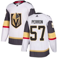 Adidas Vegas Golden Knights #57 David Perron White Road Authentic Stitched NHL Jersey