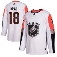 Adidas Vegas Golden Knights #18 James Neal White 2018 All-Star Pacific Division Authentic Stitched NHL Jersey