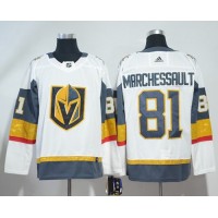 Adidas Vegas Golden Knights #81 Jonathan Marchessault White Road Authentic Stitched NHL Jersey