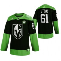 Vegas Vegas Golden Knights #61 Mark Stone Men's Adidas Green Hockey Fight nCoV Limited NHL Jersey