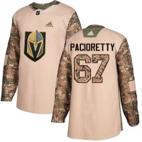 Adidas Vegas Golden Knights #67 Max Pacioretty Camo Authentic 2017 Veterans Day Stitched NHL Jersey
