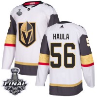 Adidas Vegas Golden Knights #56 Erik Haula White Road Authentic 2018 Stanley Cup Final Stitched NHL Jersey