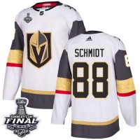 Adidas Vegas Golden Knights #88 Nate Schmidt White Road Authentic 2018 Stanley Cup Final Stitched NHL Jersey