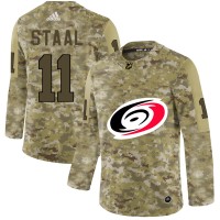 Adidas Carolina Hurricanes #11 Jordan Staal Camo Authentic Stitched NHL Jersey