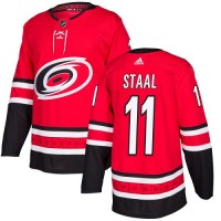 Adidas Carolina Hurricanes #11 Jordan Staal Red Home Authentic Stitched NHL Jersey