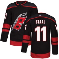 Adidas Carolina Hurricanes #11 Jordan Staal Black Alternate Authentic Stitched NHL Jersey