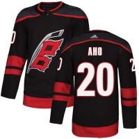 Adidas Carolina Hurricanes #20 Sebastian Aho Black Alternate Authentic Stitched NHL Jersey