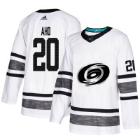 Adidas Carolina Hurricanes #20 Sebastian Aho White Authentic 2019 All-Star Stitched NHL Jersey