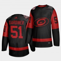 Carolina Carolina Hurricanes #51 Jake Gardiner Black Men's 2021 Stadium Series Outdoor Game Jersey