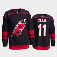 Adidas Carolina Hurricanes #11 Jordan Staal Men's 2021-22 Alternate Authentic NHL Jersey - Black