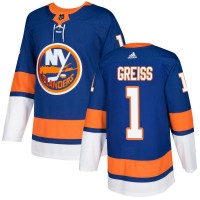 Adidas New York Islanders #1 Thomas Greiss Royal Blue Home Authentic Stitched NHL Jersey