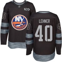 Adidas New York Islanders #40 Robin Lehner Black 1917-2017 100th Anniversary Stitched NHL Jersey
