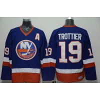 New York Islanders #19 Bryan Trottier Stitched Baby Blue CCM Throwback NHL Jersey