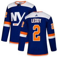 Adidas New York Islanders #2 Nick Leddy Blue Authentic Alternate Stitched NHL Jersey