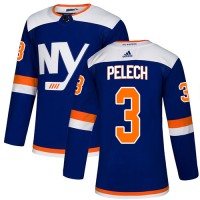 Adidas New York Islanders #3 Adam Pelech Blue Authentic Alternate Stitched NHL Jersey