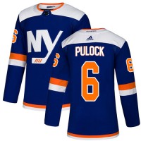 Adidas New York Islanders #6 Ryan Pulock Blue Authentic Alternate Stitched NHL Jersey