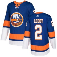 Adidas New York Islanders #2 Nick Leddy Royal Blue Home Authentic Stitched NHL Jersey