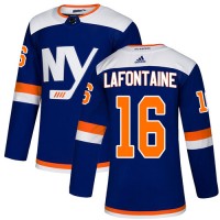 Adidas New York Islanders #16 Pat LaFontaine Blue Authentic Alternate Stitched NHL Jersey