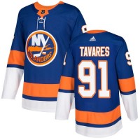Adidas New York Islanders #91 John Tavares Royal Blue Home Authentic Stitched NHL Jersey
