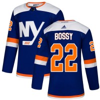Adidas New York Islanders #22 Mike Bossy Blue Authentic Alternate Stitched NHL Jersey