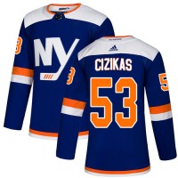 Adidas New York Islanders #53 Casey Cizikas Blue Authentic Alternate Stitched NHL Jersey