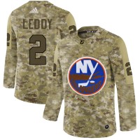 Adidas New York Islanders #2 Nick Leddy Camo Authentic Stitched NHL Jersey