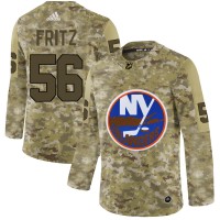 Adidas New York Islanders #56 Tanner Fritz Camo Authentic Stitched NHL Jersey