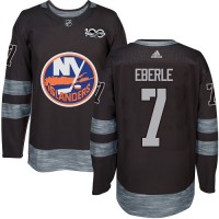 Adidas New York Islanders #7 Jordan Eberle Black 1917-2017 100th Anniversary Stitched NHL Jersey