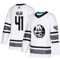 Adidas New York Islanders #41 Jaroslav Halak White 2019 All-Star Game Parley Authentic Stitched NHL Jersey